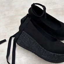 Cargar imagen en el visor de la galería, Balerina Alpargata Maya – Negro