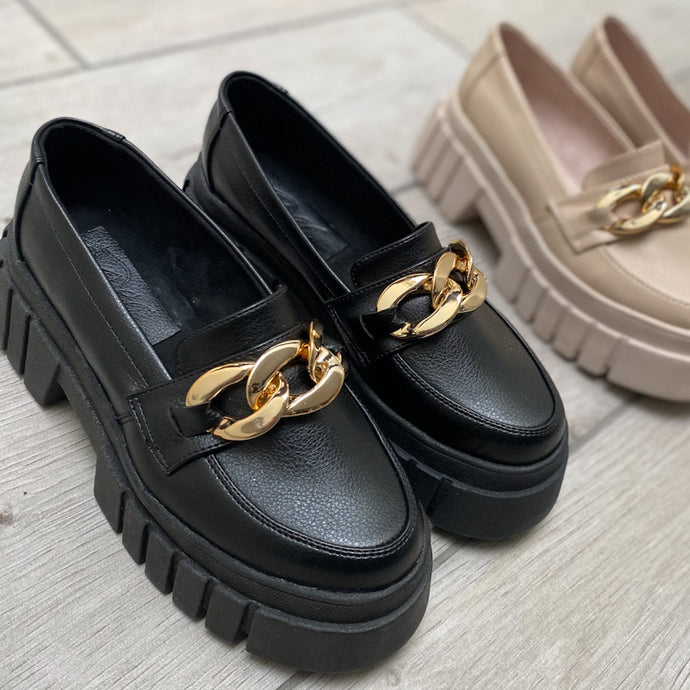 Mocasines negro