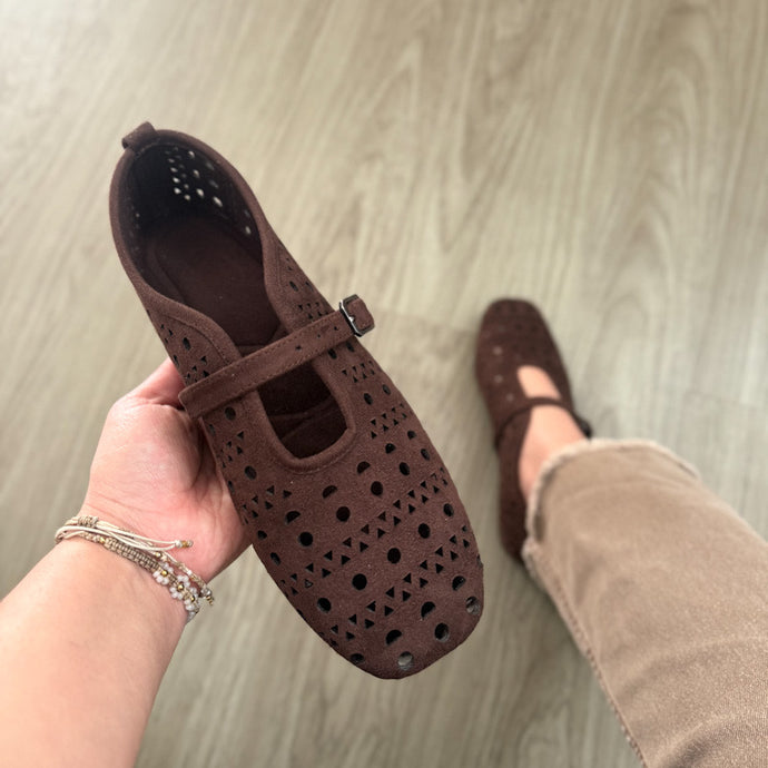 Balerinas Greta chocolate