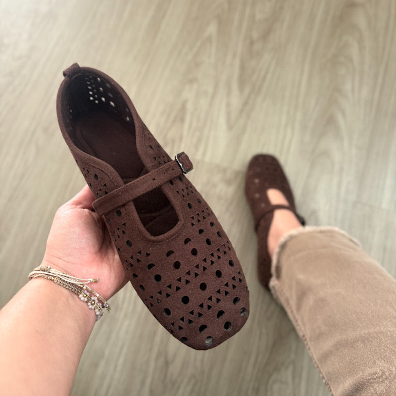 Balerinas Greta chocolate