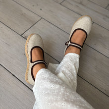 Cargar imagen en el visor de la galería, Balerina alpargata Sammy marrón