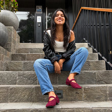 Cargar imagen en el visor de la galería, Balerinas Martina  - Vino