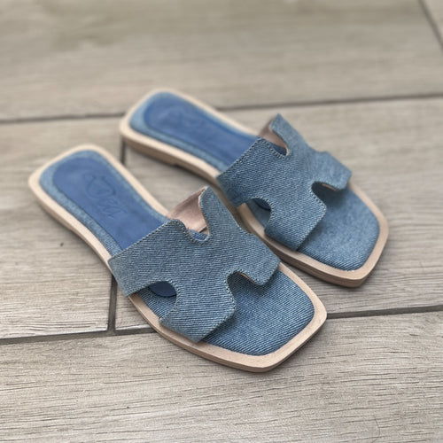 Flats Lucia denim
